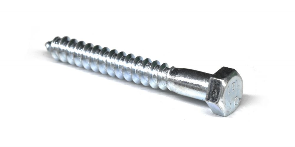 Screw Lag Galvanized 3/8 x 2-1/2in