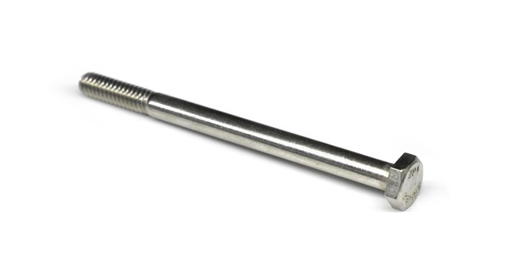Bolt Hex Stainless Steel 1/4in x 3-1/2in