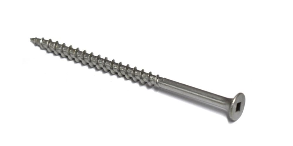 Screw Deck Stainless Steel 12 x 4in