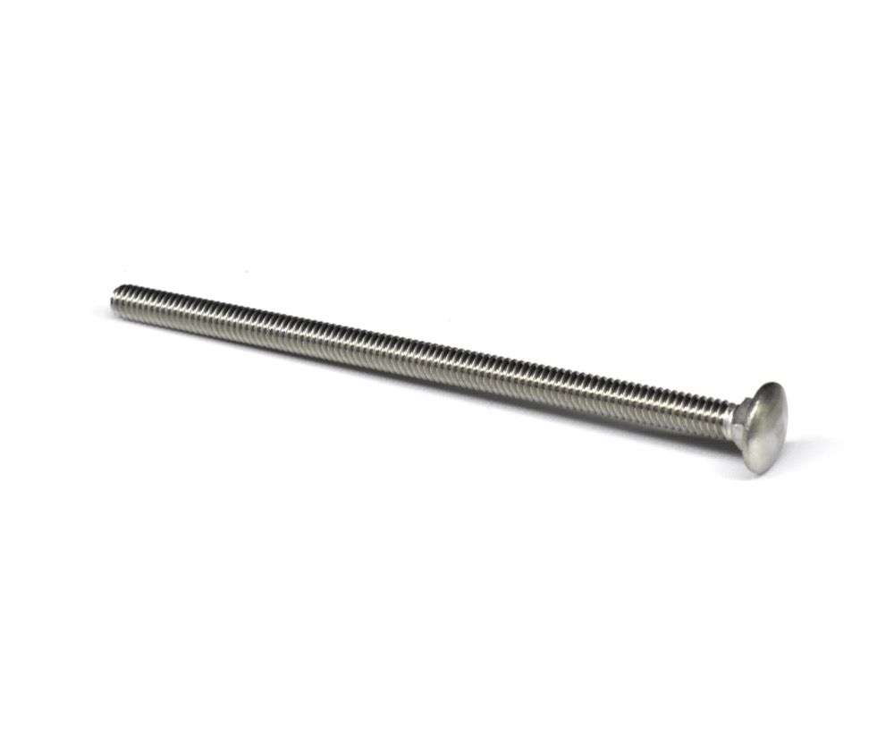 Bolt Carriage Stainless Steel 1/4in x 4in