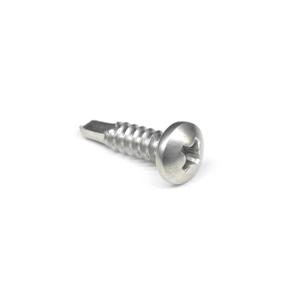 Screw Self-Drilling Pan Head Stainless Steel 10 x 3/4in