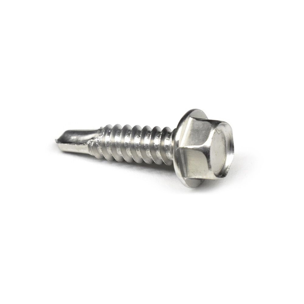Screw Self-Drilling Pan Head Stainless Steel 10 x 1-1/2in