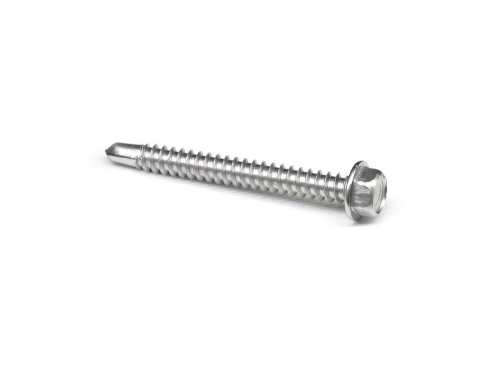 Screw Self-Drilling HWH Stainless Steel 12 x 1-1/2in