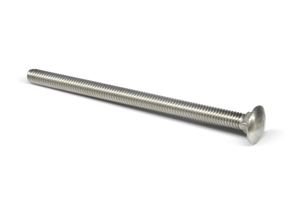 Bolt Carriage Stainless Steel 3/8in x 3-1/2in