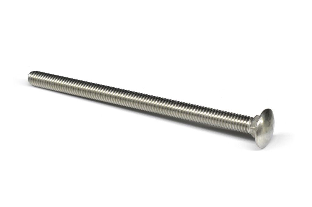 Bolt Carriage Stainless Steel 1/2in x 3-1/2in