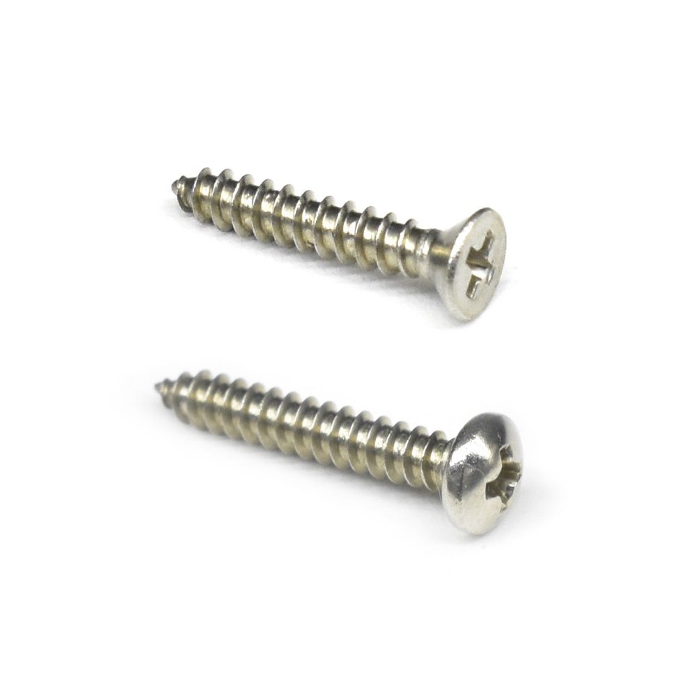 Screw Self-Tapping Stainless Steel 8 x 1in