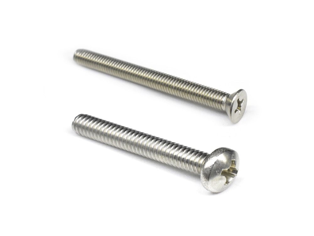 Screw Machine Stainless Steel 8-32 x 2in