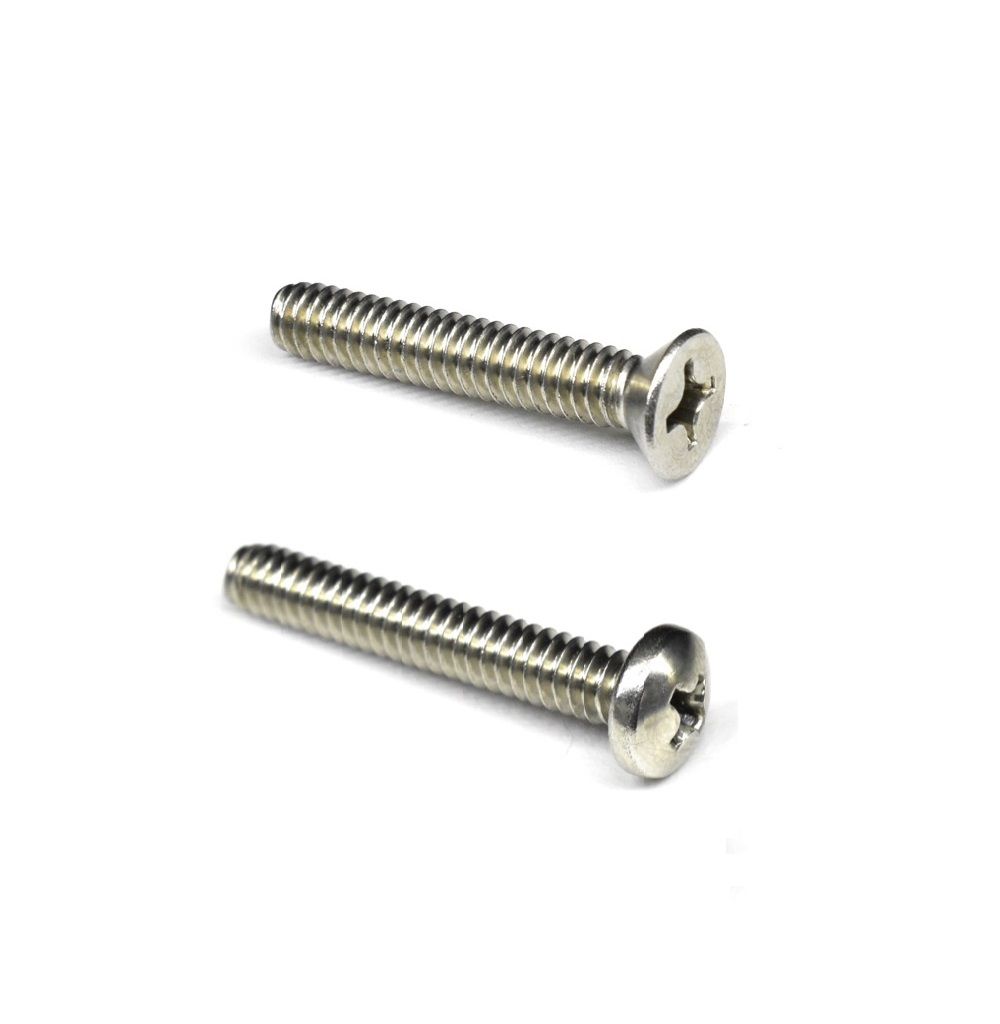 Screw Machine Stainless Steel 10-24 x 1-1/4in