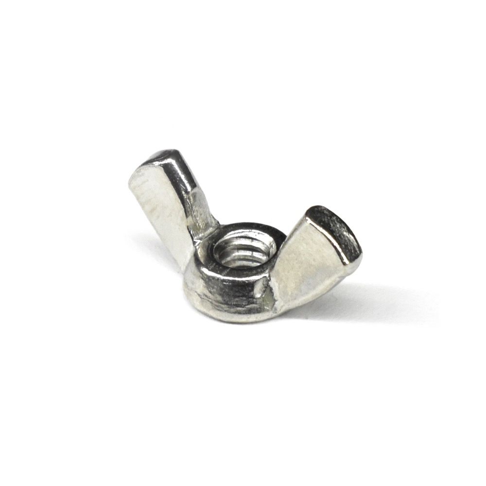 Nut Wing Stainless Steel 1/4in