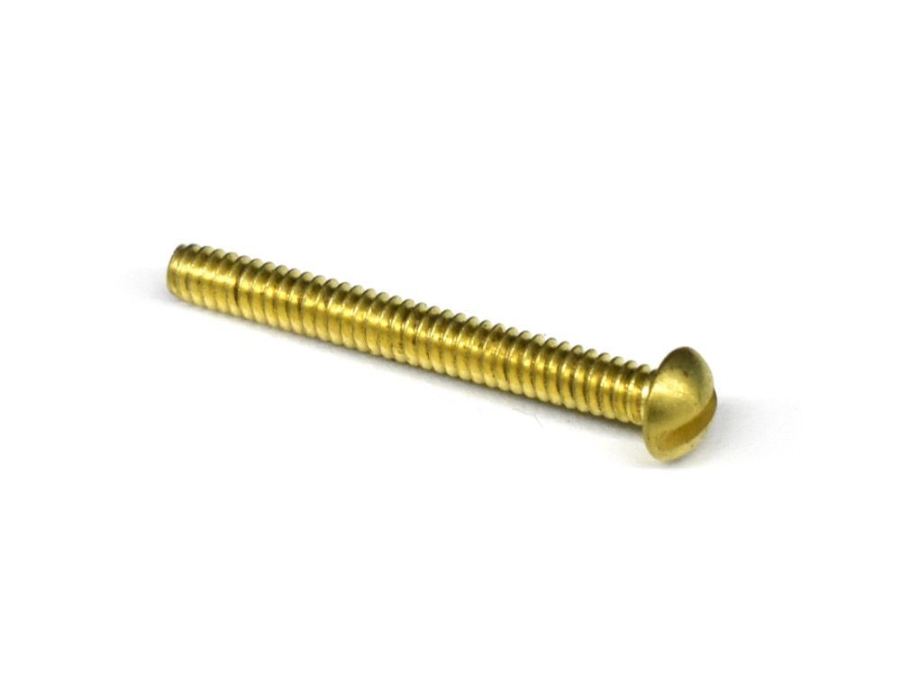 Screw Machine Brass 6-32 x 1-1/2in