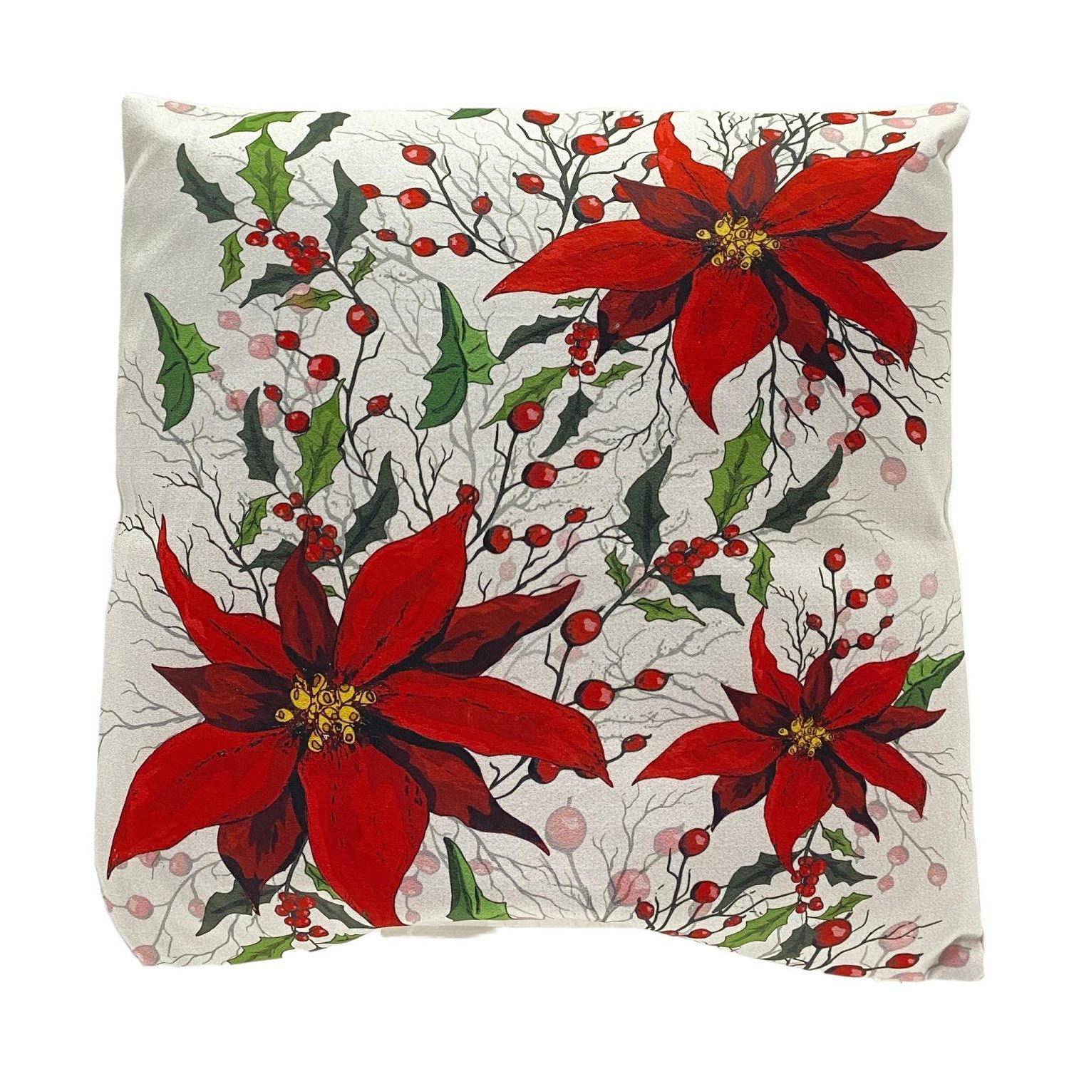 Throw Cushion Holly Print One Sided 17in (170-7200097)