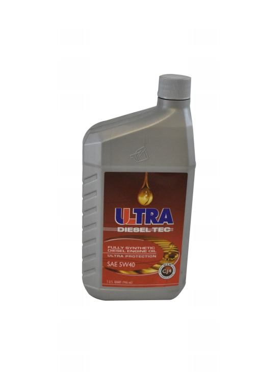 Ultra Diesel Tec Oil 5W40 Synthetic 1qt