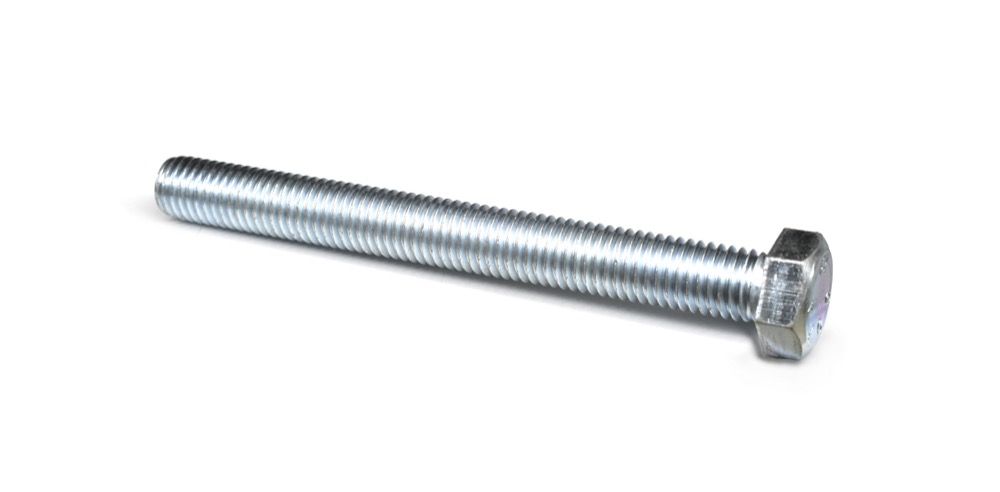 Bolt Hex Full Thread Galvanized 3/8 x 3-1/2in