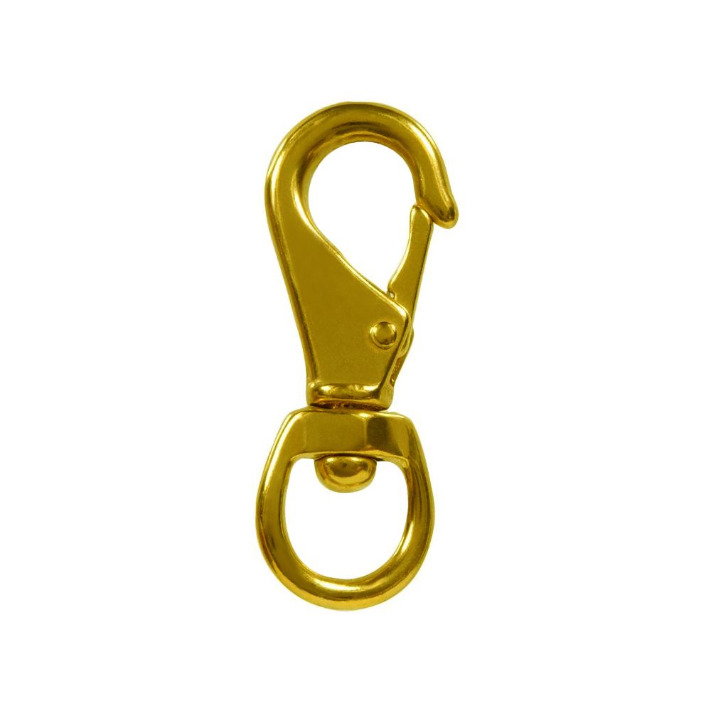Quick Snap Swivel Brass 5/8in