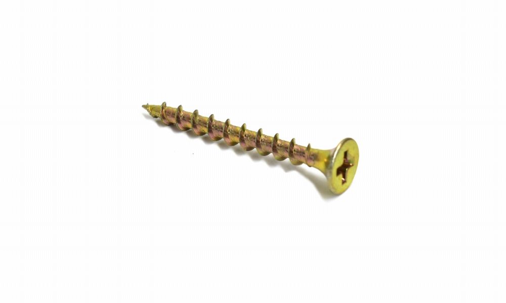 Screw All Purpose Phillips Head Zinc/Yellow Dichromate 6 x 1-5/8in