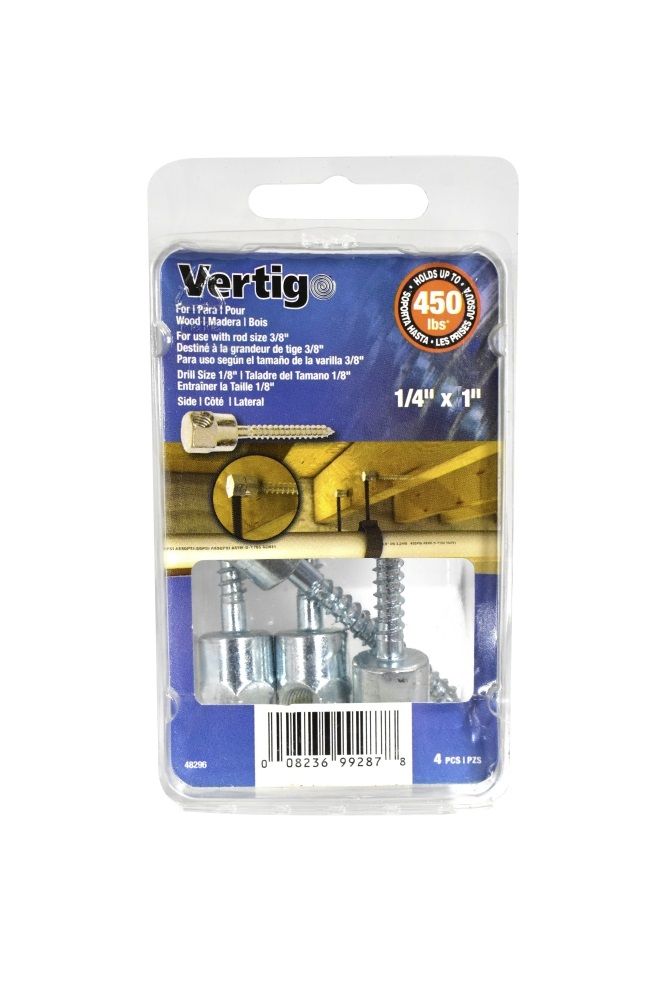 Vertigo Side 3/8in Wood 1/4in x 1in 4pc