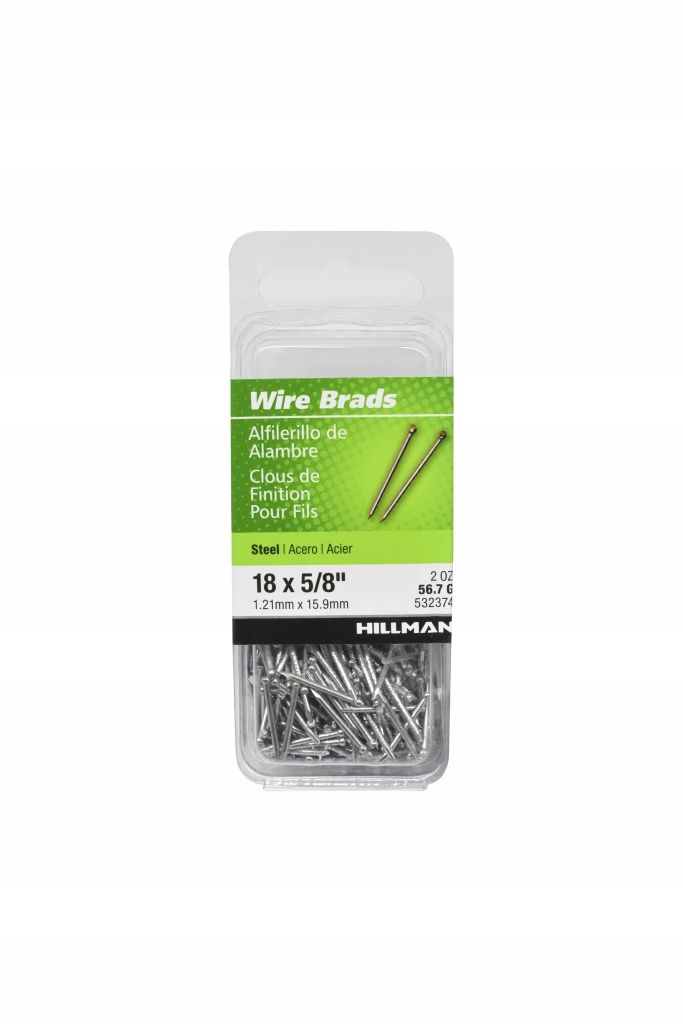 Brads Wire Steel 18 x 5/8in