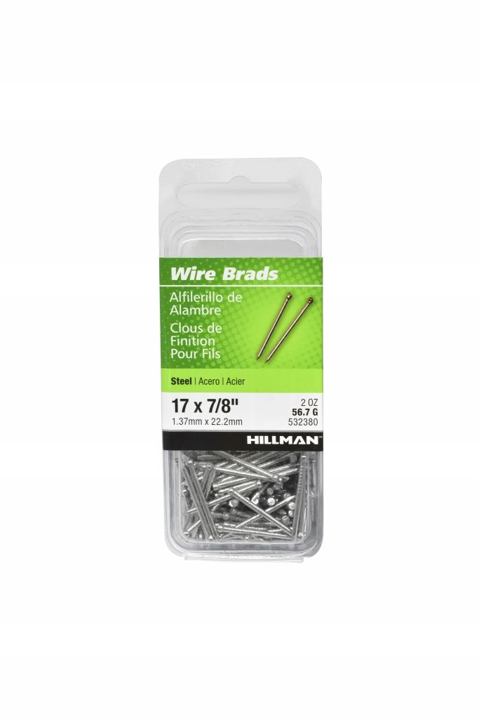 Brads Wire Steel 17 x 7/8in