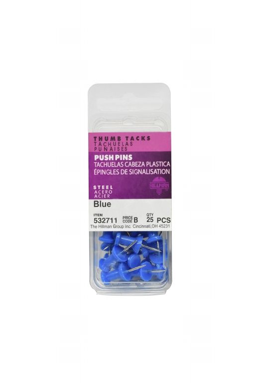 Push Pins Blue 25pc (532711)