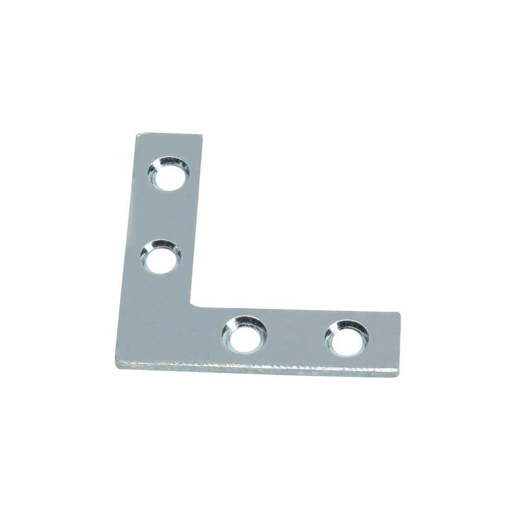 Corner Brace Flat Zinc 1-1/2in