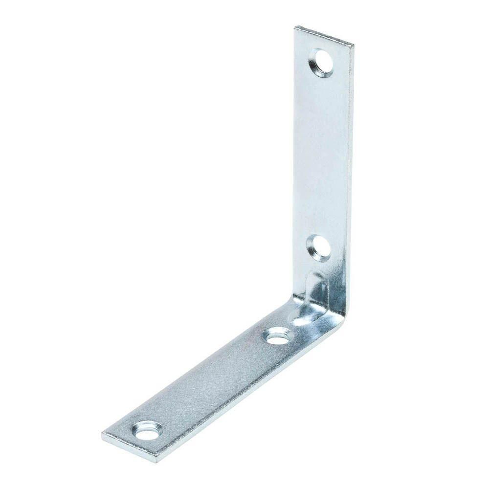 Corner Brace Zinc 6in x 1-1/8in