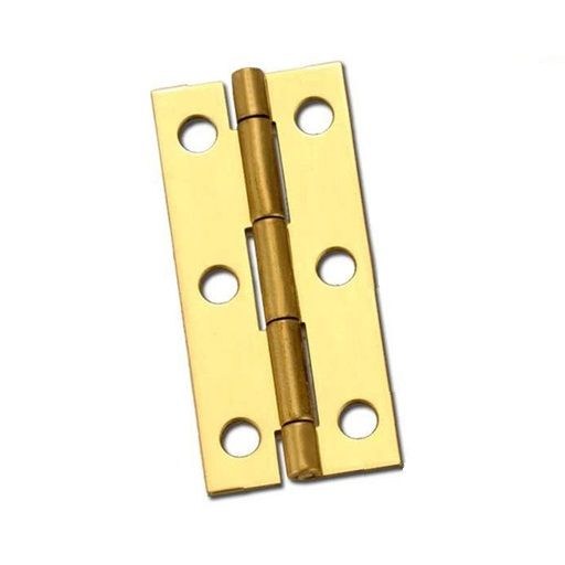 Hinge Narrow Solid Brass 2in