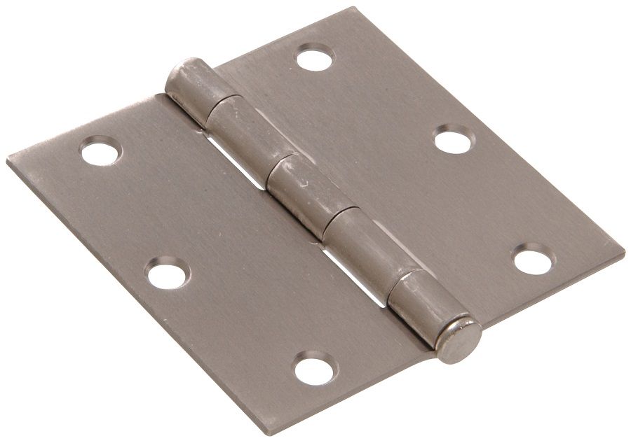 Hinge Door Square Satin Nickel 3in
