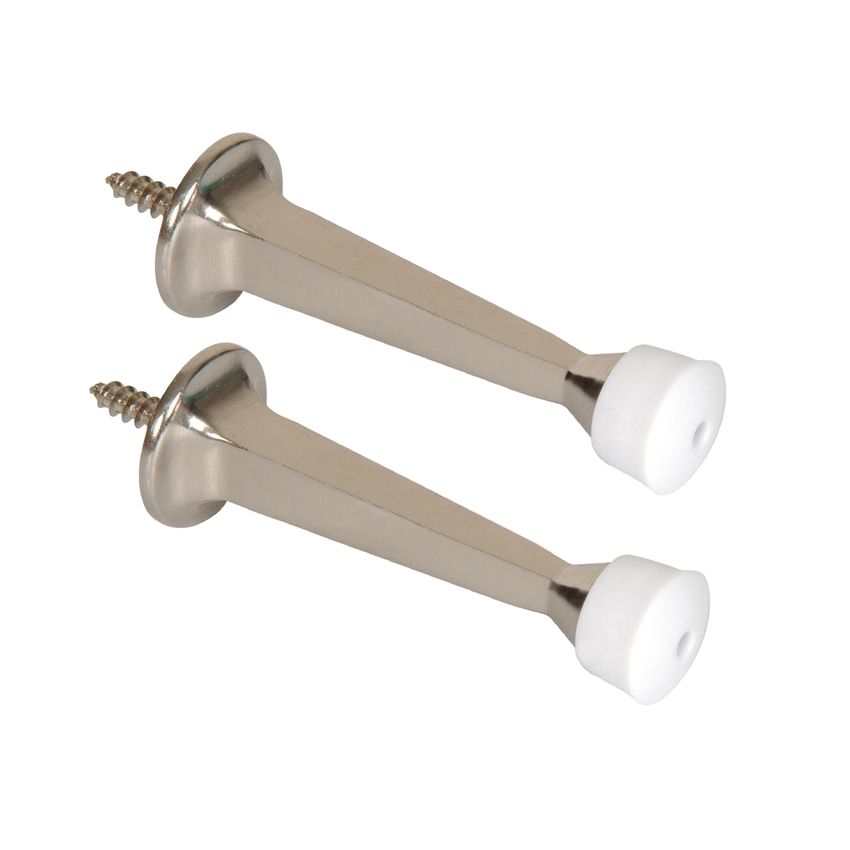 Door Stop Rigid Satin Nickel 3in
