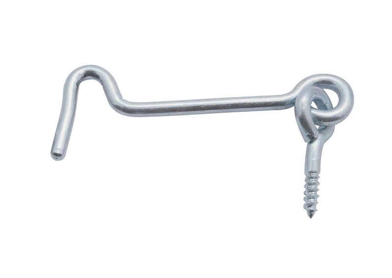 Gate Hook and Eye Zinc 4in