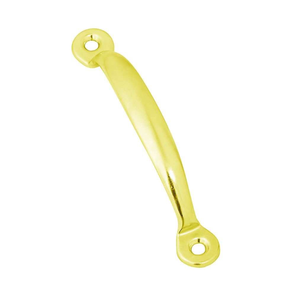 Pull Utility Door Brass Plated 3-3/4in