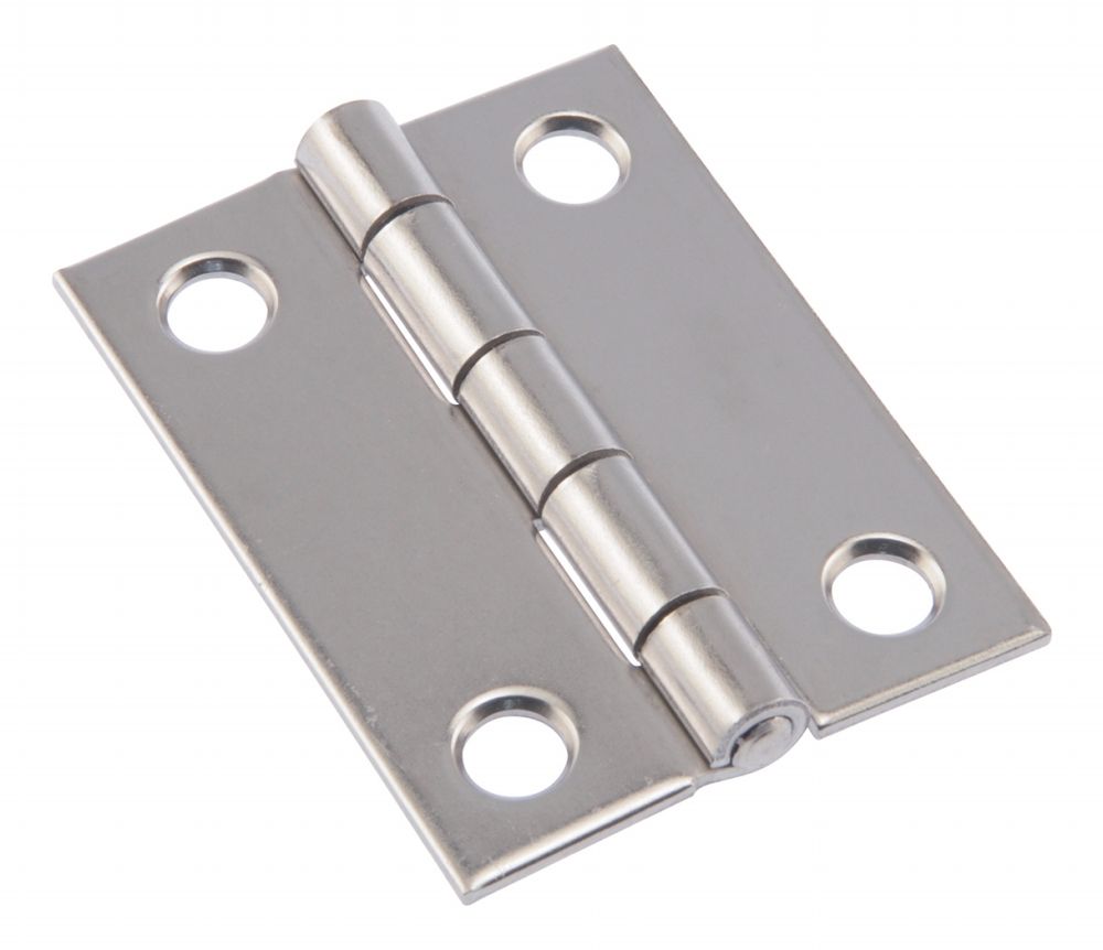 Hinge Fixed Pin Zinc 2-1/2in 2pc