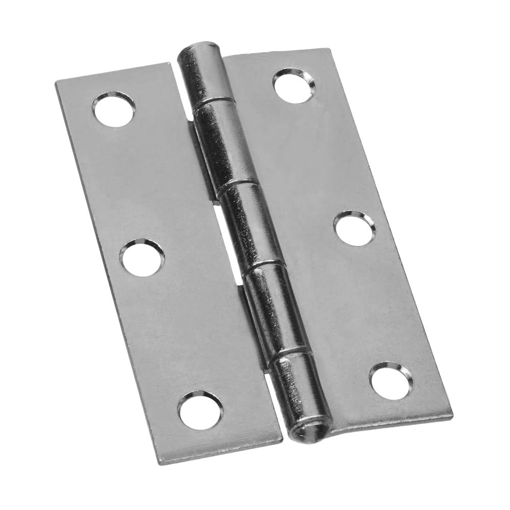 Hinge Fixed Pin Zinc 3in 2pc