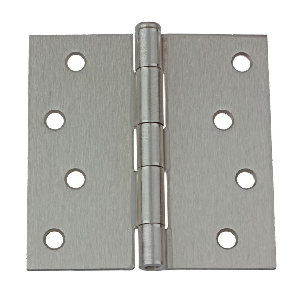 Hinge Door Square Pewter 4in