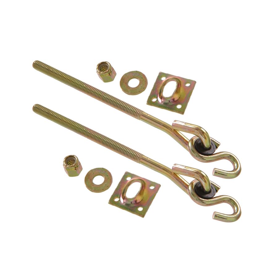 Swing Hook Kit with Machine Bolts Zinc/Yellow Dichromate