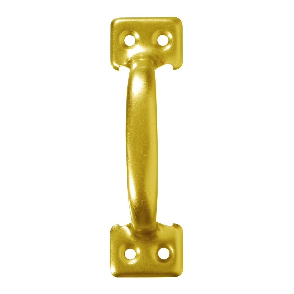 Lift Bar Sash Window Brass Plated 4in