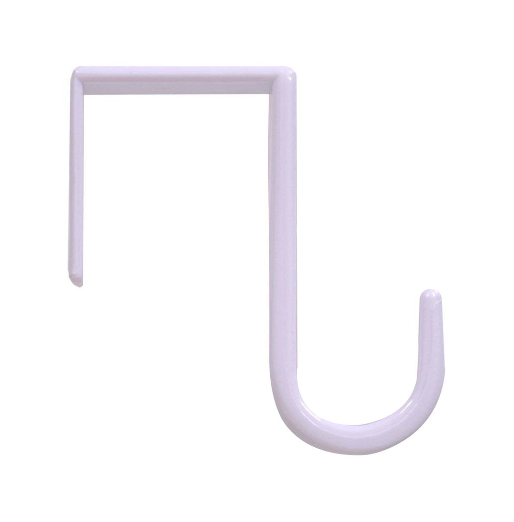 Over the Door Hook Plastic Small White