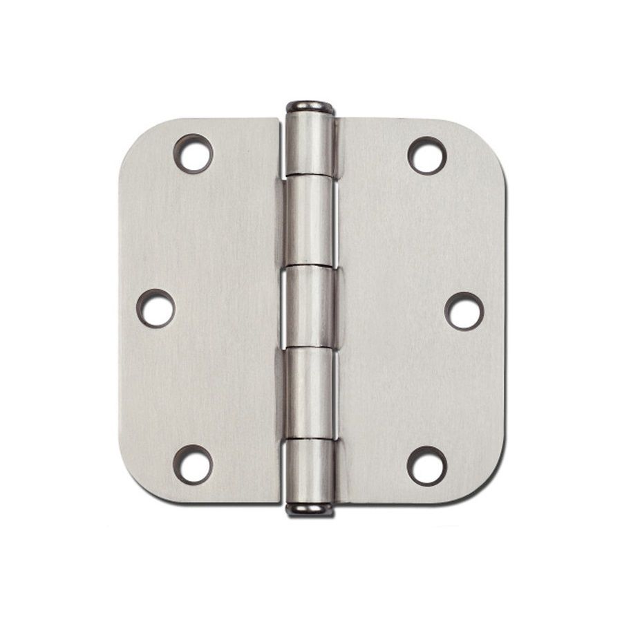 Hinge Door Round Corner Satin Nickel 3-1/2in