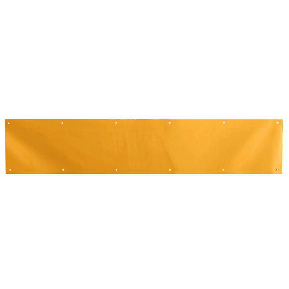 Kickplate Aluminum/Bright Brass 6in x 30in (852738)