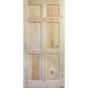 Knotty Pine Door 6-Panel 32in x 80in
