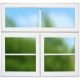 Window Casement UPVC Side/Top Push Out 36in x 38in
