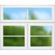 Window Casement UPVC Side/Top Push Out 48in x 38in