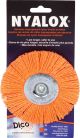Nyalox Nylon Wheel Brush Coarse 4in