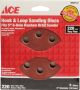 220 Grit Hook And Loop (Velcro) Vented Sanding Discs 5pk