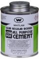 WHITLAM All Purpose Clear Regular Bodied Low VOC PVC Cement 1 PT