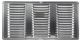 Air Vent Mill Undereave Vent 16in x 8in