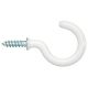 Cup Hook White 2in