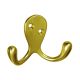 Hook Double Robe Brass (HE110L)