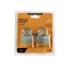 Hoteche Padlock Set Laminated Steel  2pc. 40mm (1-1/2in.) (181501)