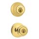 Kwikset Combo Entry Lock Polished Brass (5027073)