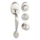 Toledo Handle Set Double Cylinder Satin Nickel (V1601OVMAUS15)